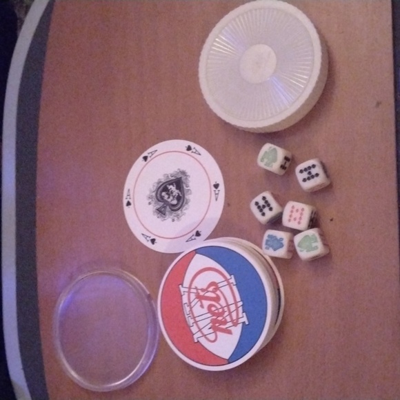 2 for $20😃1971 NY Nets Poker Cards and Dice - Picture 1 of 2